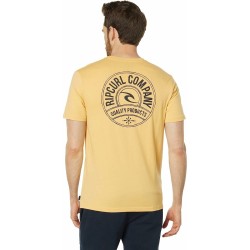 T-shirt Rip Curl Stapler Yellow Men