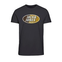 T-shirt à manches courtes homme Jack & Jones JCORAY COLOR TEE SS CREW NECK 12267378 Noir