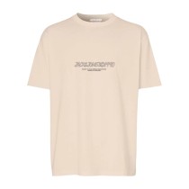 Herren Kurzarm-T-Shirt Jack & Jones JORBRONX TEE SS CREW NECK FST 12263936 Beige