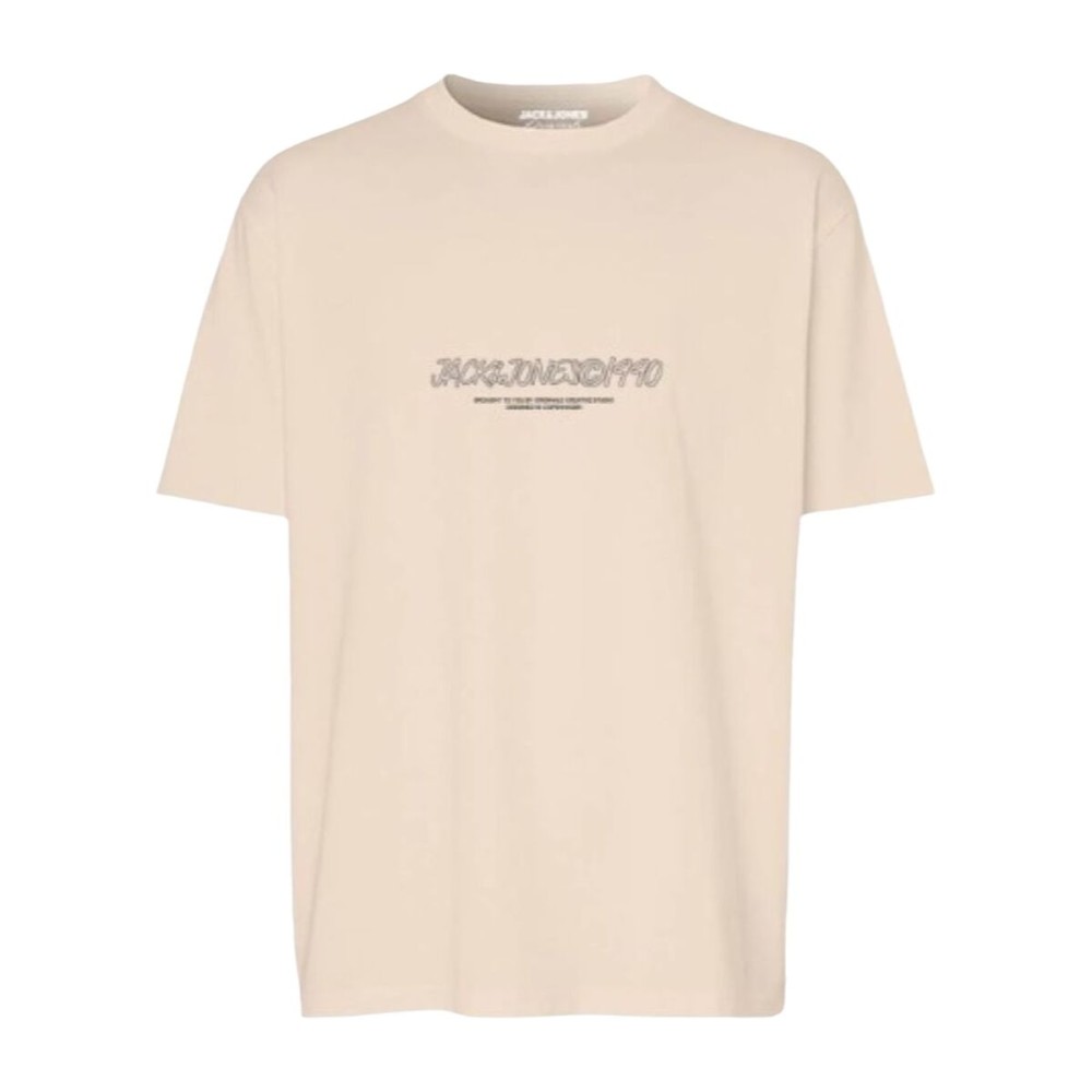 Herren Kurzarm-T-Shirt Jack & Jones JORBRONX TEE SS CREW NECK FST 12263936 Beige