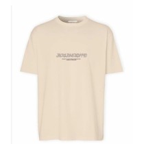 Herren Kurzarm-T-Shirt Jack & Jones JORBRONX TEE SS CREW NECK FST 12263936 Beige