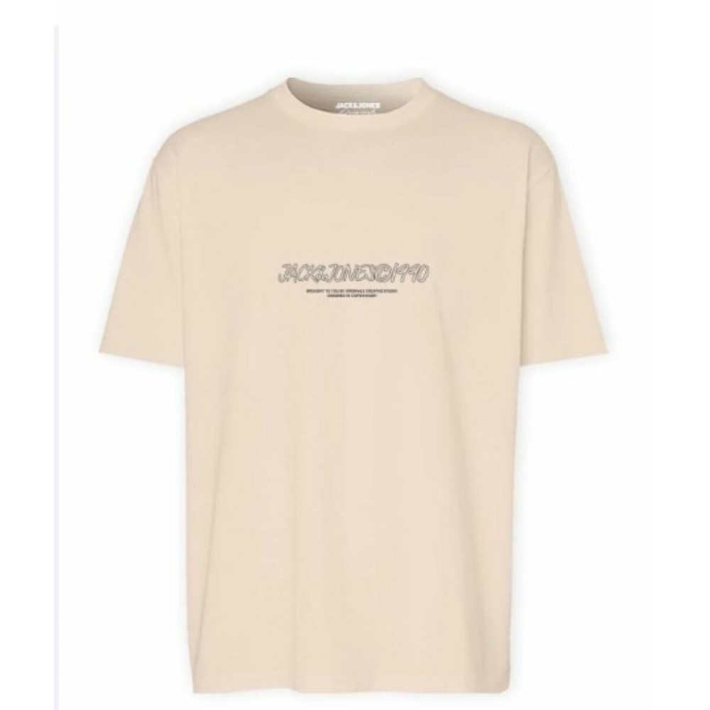 Herren Kurzarm-T-Shirt Jack & Jones JORBRONX TEE SS CREW NECK FST 12263936 Beige