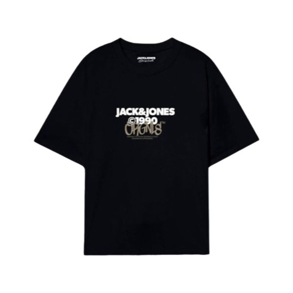 T-shirt à manches courtes homme Jack & Jones JORBUSHWICK TEE SS CREW NECK FST 12263939 Noir