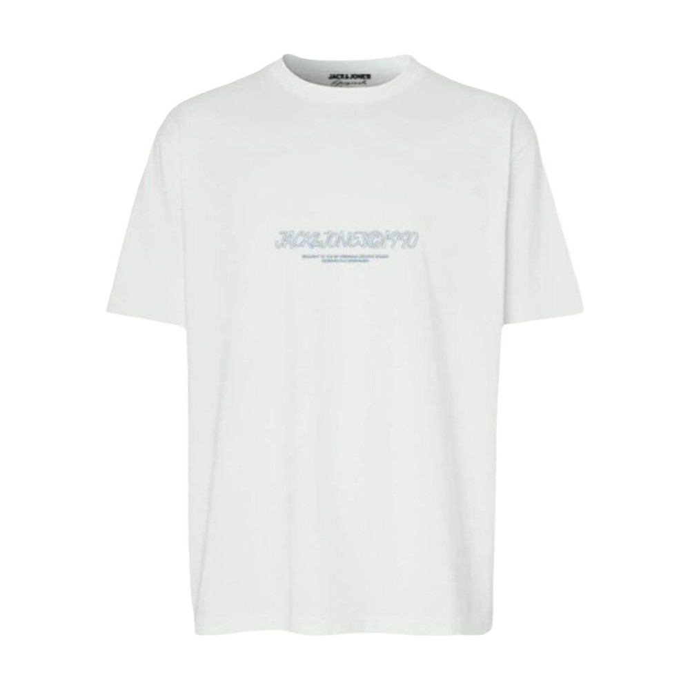 T-shirt à manches courtes homme Jack & Jones JORBRONX TEE SS CREW NECK FST 12263936 Blanc