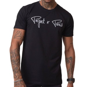 Men’s Short Sleeve T-Shirt Project X Paris 1910076 BKW Black