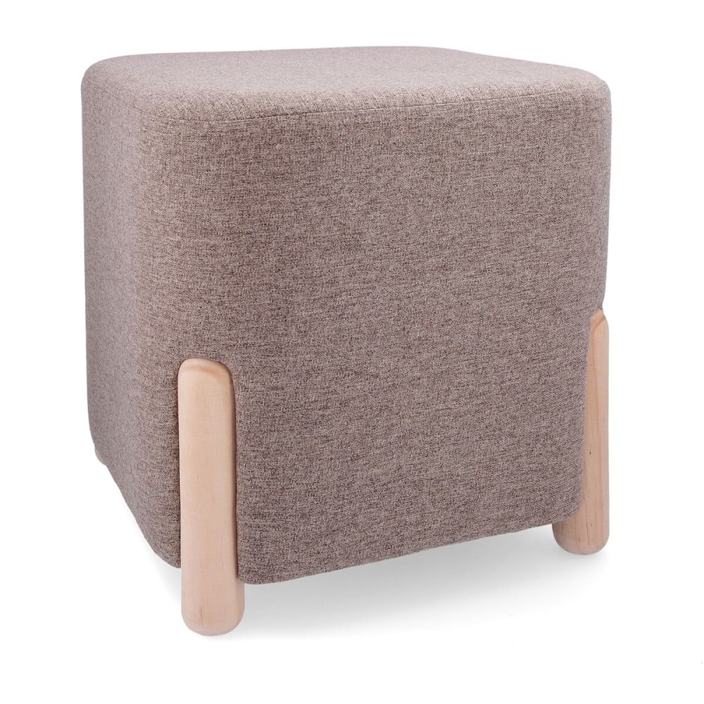 Pouf Vinthera Moa Marron Bois 34 x 34 x 38 cm (2 Unités)