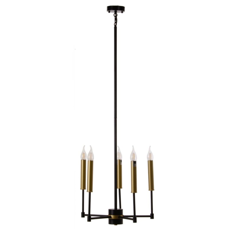 Deckenlampe 40,5 x 43 x 33 cm Schwarz Gold Metall