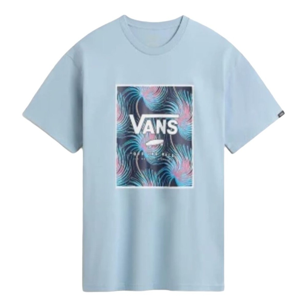 Men’s Short Sleeve T-Shirt Vans MN CLASSIC PRINT BOX VN0A5E7YCZI1 Blue