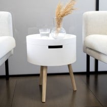 Side table Vinthera Moa White Beige 38 x 43 cm (4 Units)