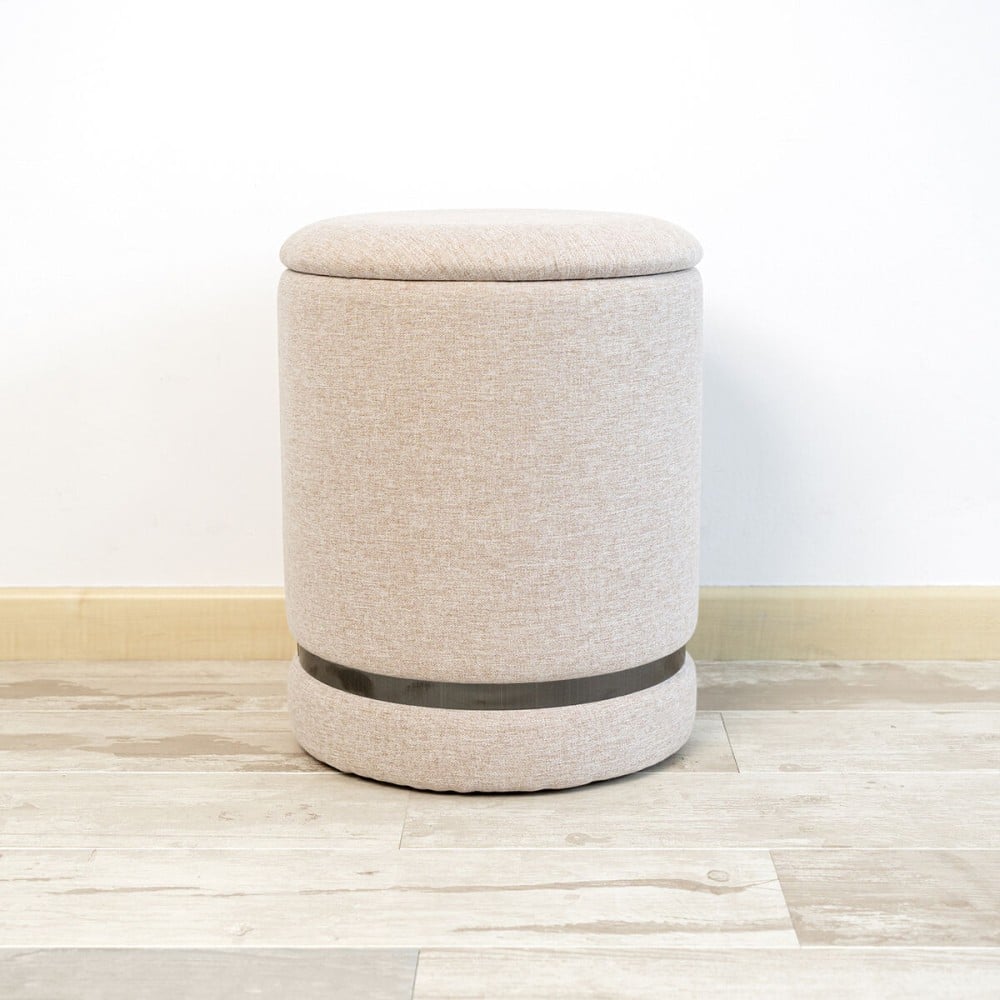 Pouf Vinthera Moa Beige Bois 32 x 40 cm (2 Unités)