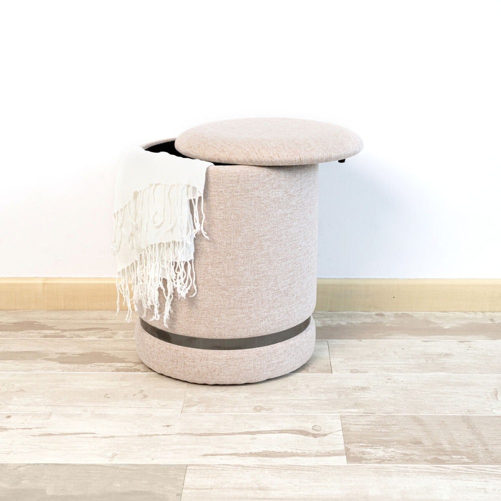 Pouf Vinthera Moa Beige Bois 32 x 40 cm (2 Unités)