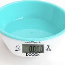 kitchen scale Dcook Gallery White Green 5 kg 1 L (24 Units)