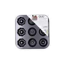 Baking Mould Quid Sweet Grey Grey Metal (12 Units)