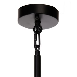 Ceiling Light 40,5 x 43 x 33 cm Black Golden Metal