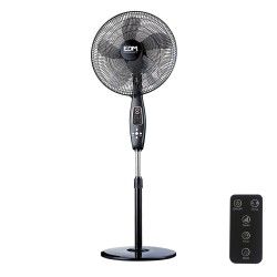 Ventilateur sur Pied EDM Noir 60 W