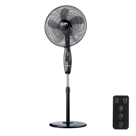 Freestanding Fan EDM Black 60 W