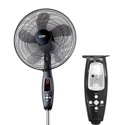 Ventilateur sur Pied EDM 33967 Noir 60 W