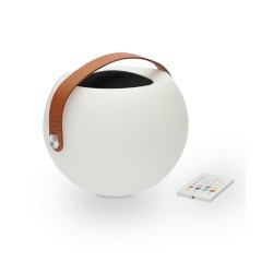 Bluetooth-Lautsprecher mit LED-Lampe KSIX Bubble Weiß 5 W Tragbar