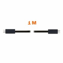 USB-C to USB-C Cable PcCom Essential Black 1 m