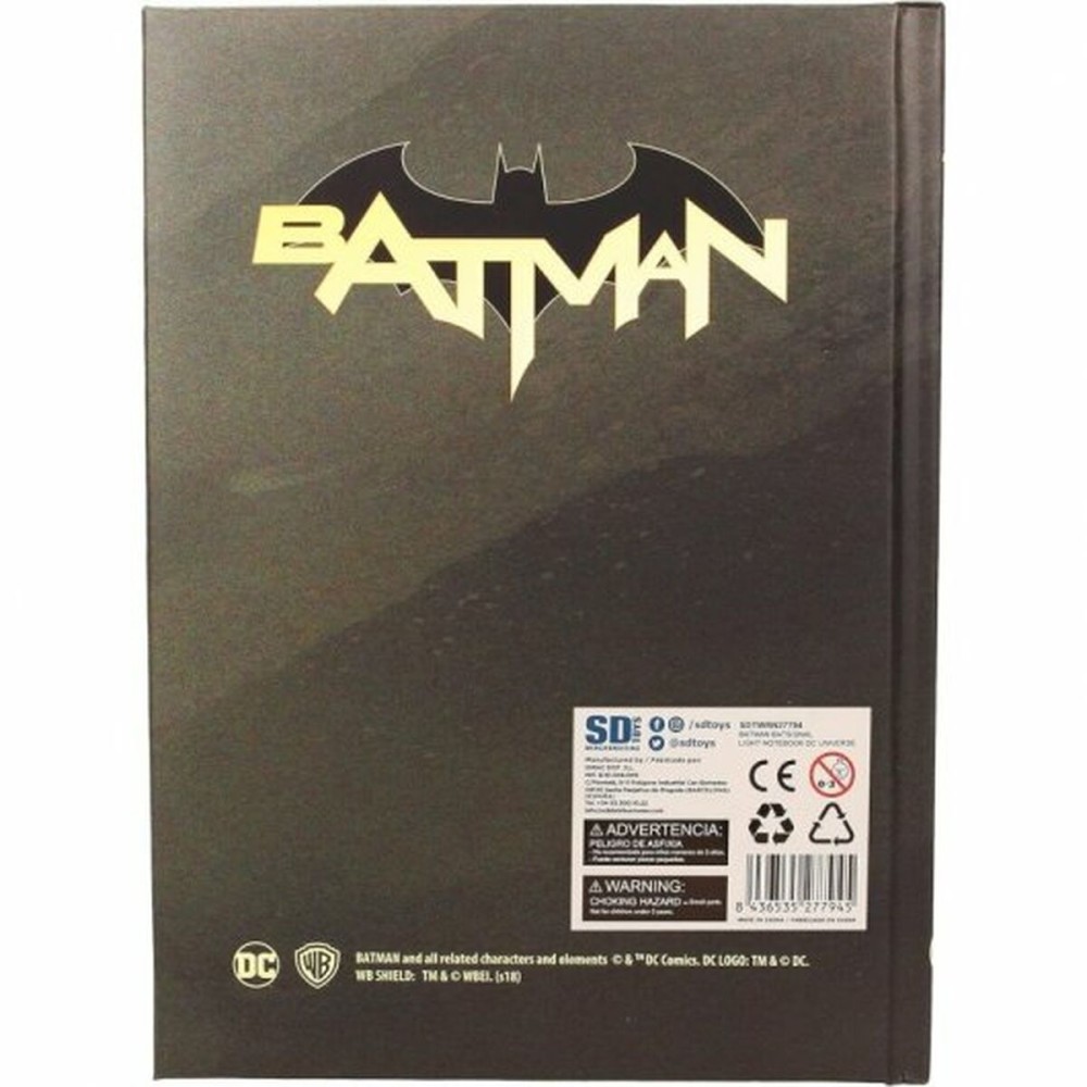 Notizbuch SD Toys Batsignal Grau