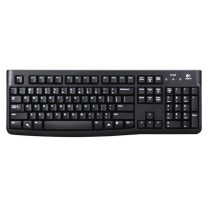 Tastatur Logitech K 120 Schwarz Qwerty Spanisch