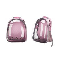 Rucksack für Haustiere Rosa Durchsichtig 43 x 26 x 33 cm