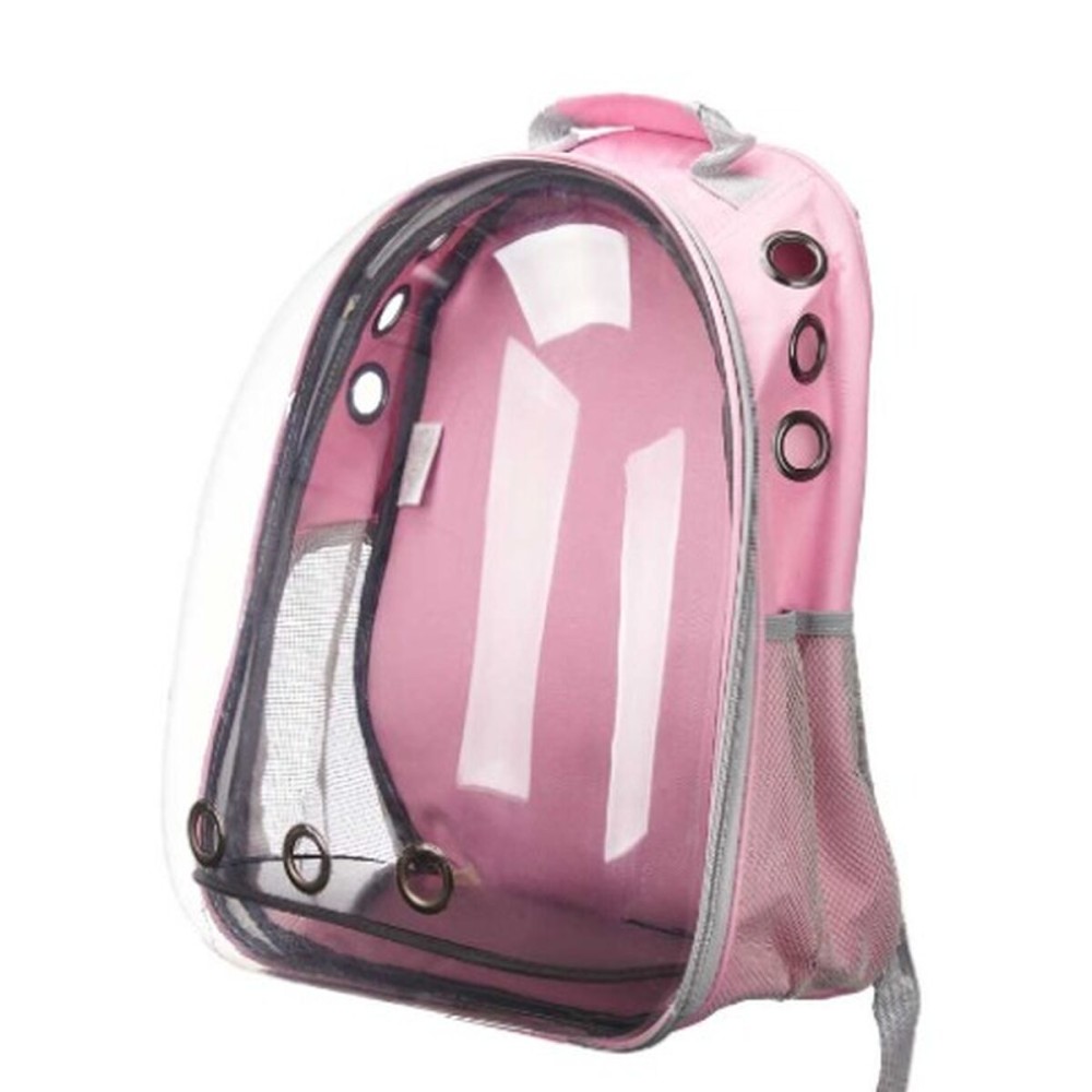 Rucksack für Haustiere Rosa Durchsichtig 43 x 26 x 33 cm