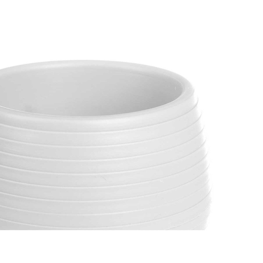 Set de pots Ibergarden ES0101221S3 Blanc Plastique 6,2 x 6,2 x 6,6 cm (8 Unités)