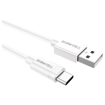 USB-Kabel DURACELL USB5031W 1 m Weiß