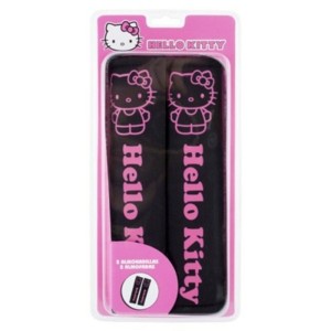 Coussinets de ceinture de sécurité HELLO KITTY CS4 Noir