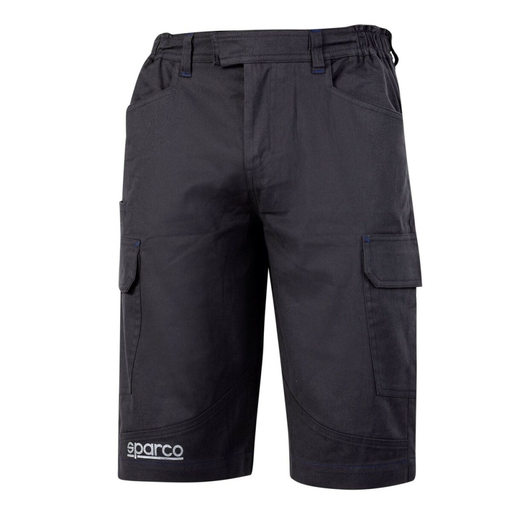 Kurze Hose Sparco S02410NR3L Schwarz Elastisch