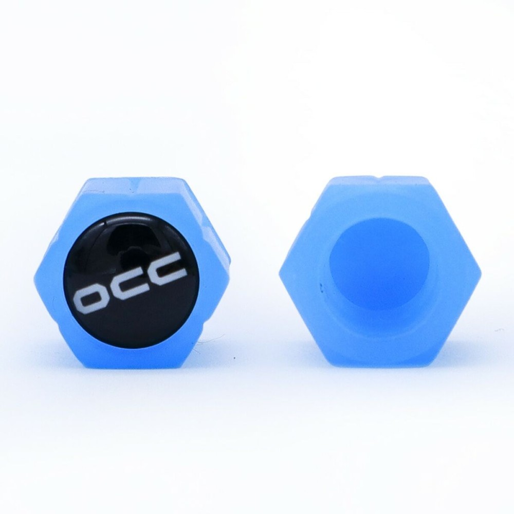 Set of Plugs and Sockets OCC Motorsport OCCLEV004 4 Units Fluorescent Blue