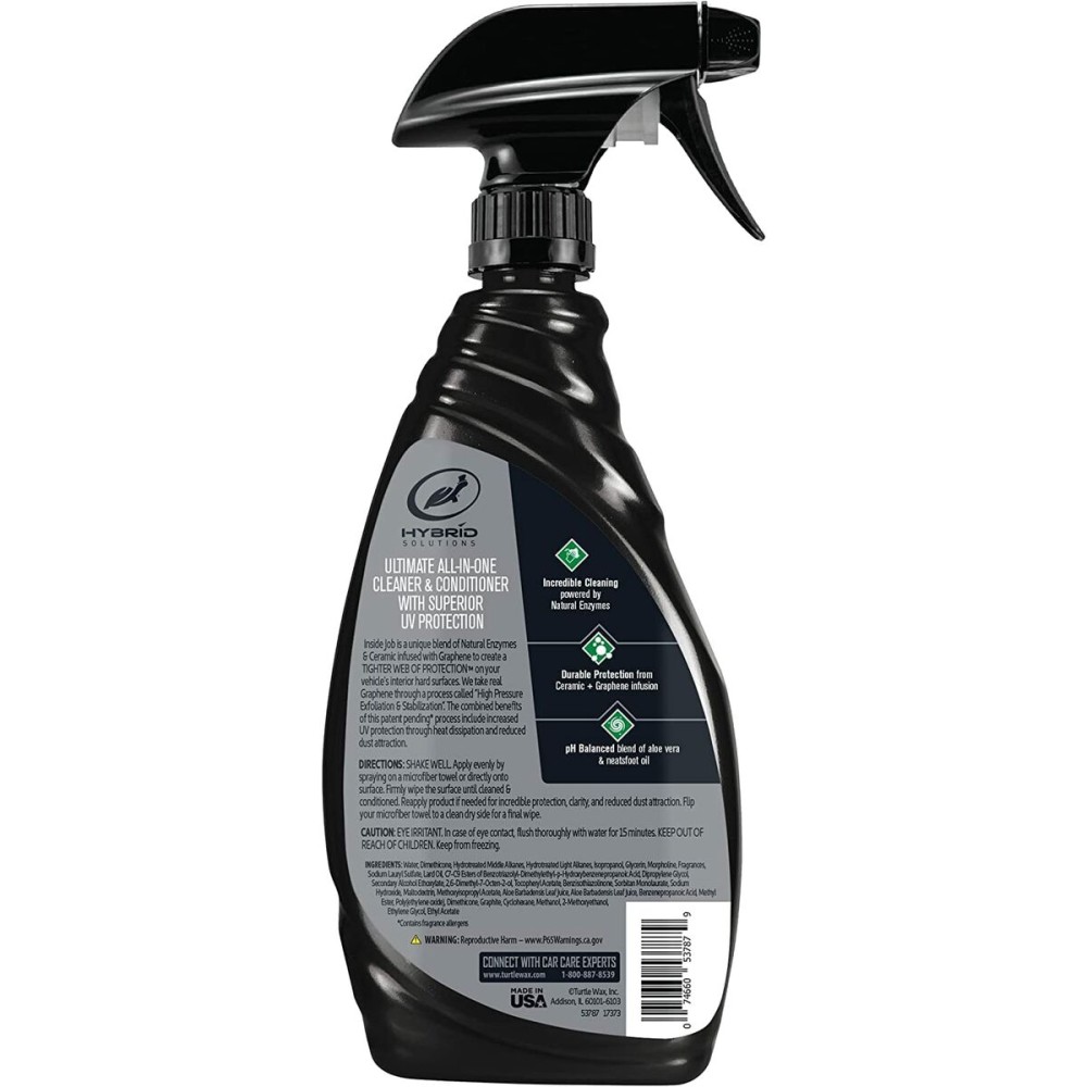 Nettoie les éclaboussures Turtle Wax TW54061 Graphène 500 ml