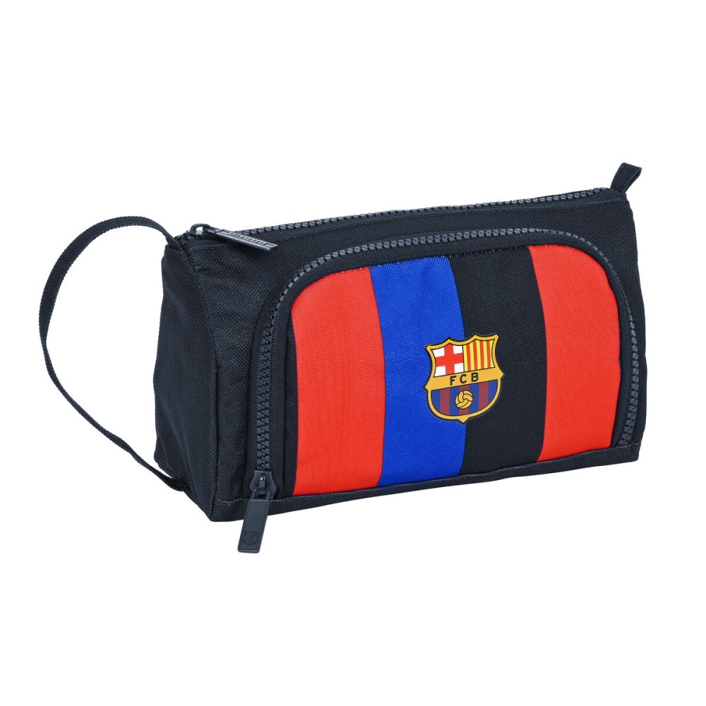 School Case with Accessories F.C. Barcelona Maroon Navy Blue (32 Pieces)