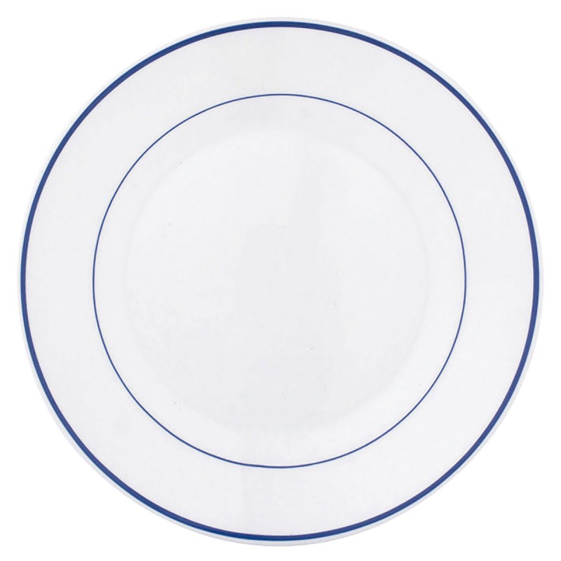 Geschirr-Set Arcoroc Rest. F/azul Nachtisch zweifarbig Glas 19,5 cm