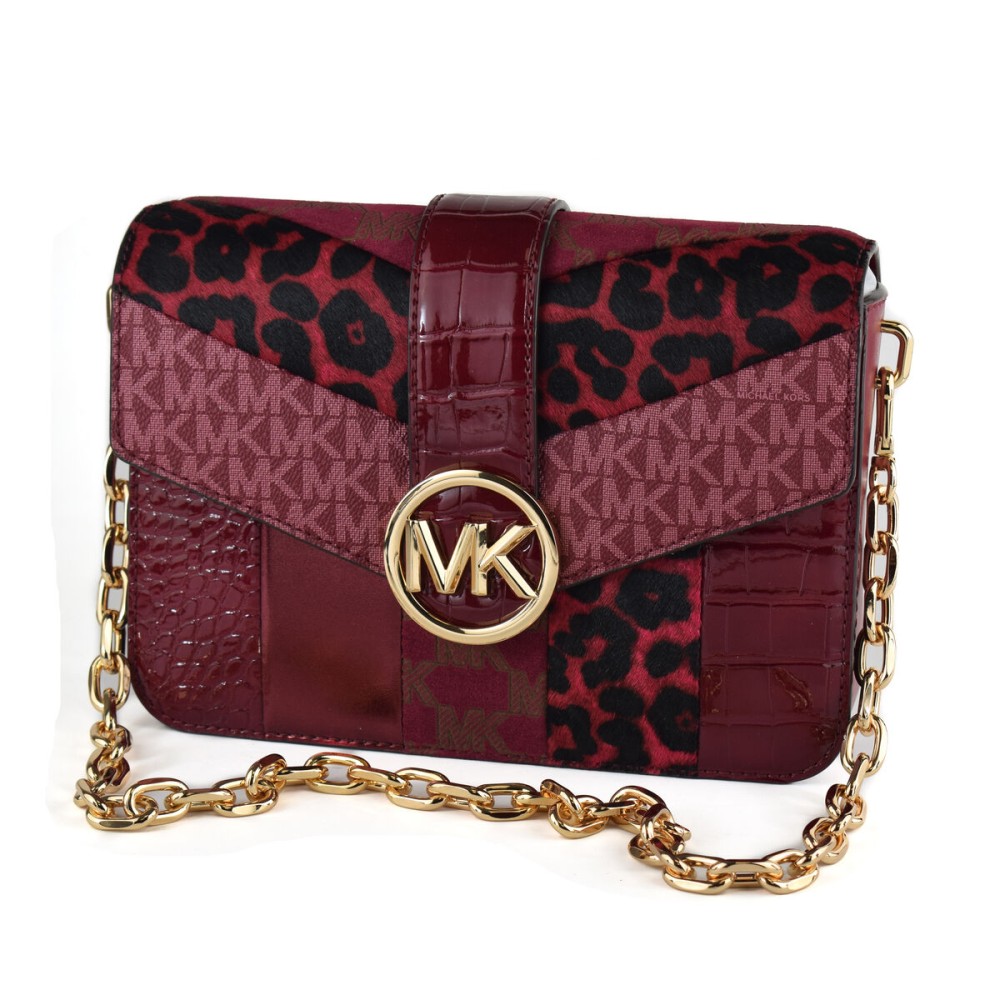 Sac-à-main Femme Michael Kors 35F2GNML2Y-MULBERRY-MLT Rouge 23 x 17 x 5 cm