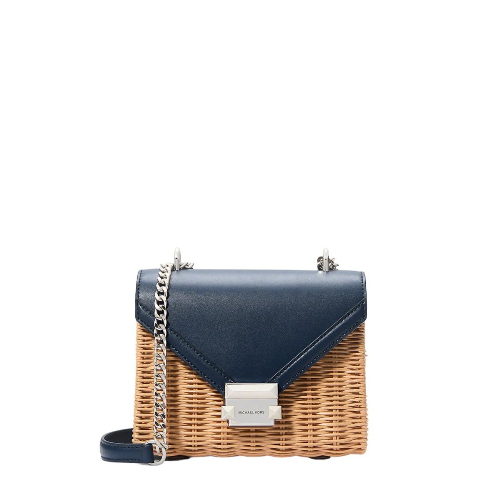 Sac à Bandoulière Michael Kors WHITNEY-NAVY Bleu 21 x 18 x 7 cm