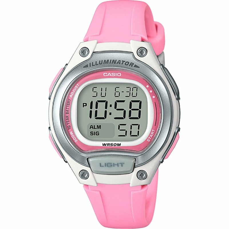 Ladies' Watch Casio ILLUMINATOR Pink (Ø 34 mm)