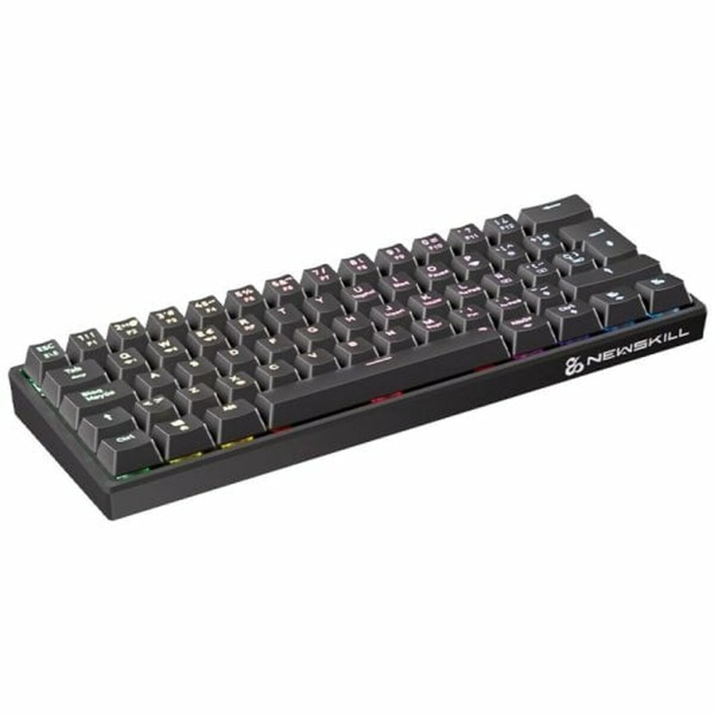 Drahtlose Tastatur Newskill Schwarz Qwerty Spanisch