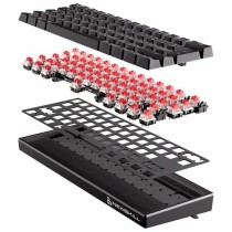 Clavier sans fil Newskill Noir Espagnol Qwerty