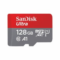 Micro SD Memory Card with Adaptor SanDisk SDSQUNR-128G-GN3MA C10 80 MB/s-100 MB/s