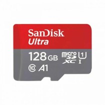 Mikro SD Speicherkarte mit Adapter SanDisk Ultra 128 GB