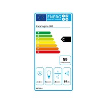 Hotte standard Cata ISLA SYGMA 900 Acier