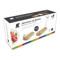 Support à jambon pliable Bambou (37,5 x 16,5 cm)