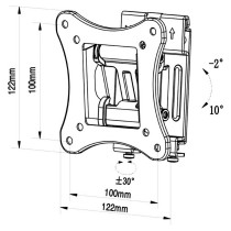 TV Halterung TM Electron 15 kg 10"-24"