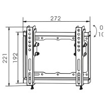 TV Halterung TM Electron 20 kg 17"-42"