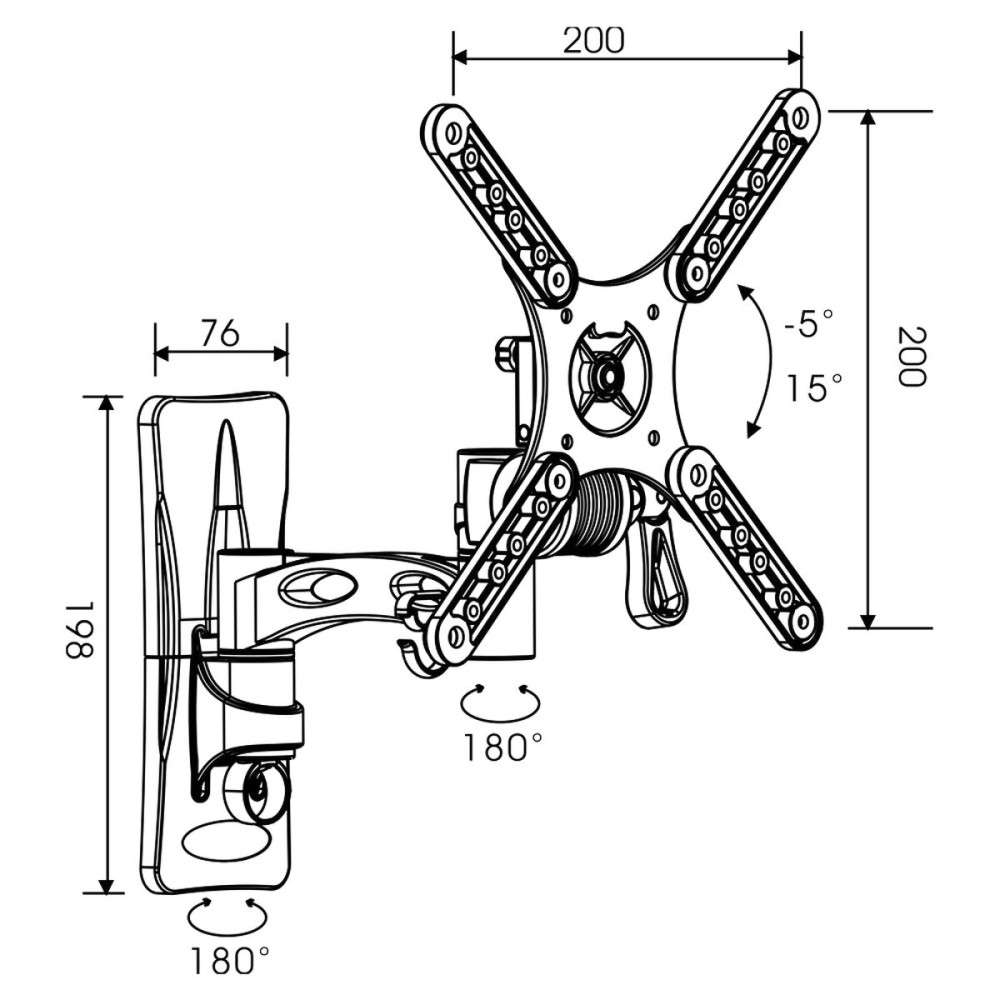 Support de TV TM Electron 25 kg 10"-32"