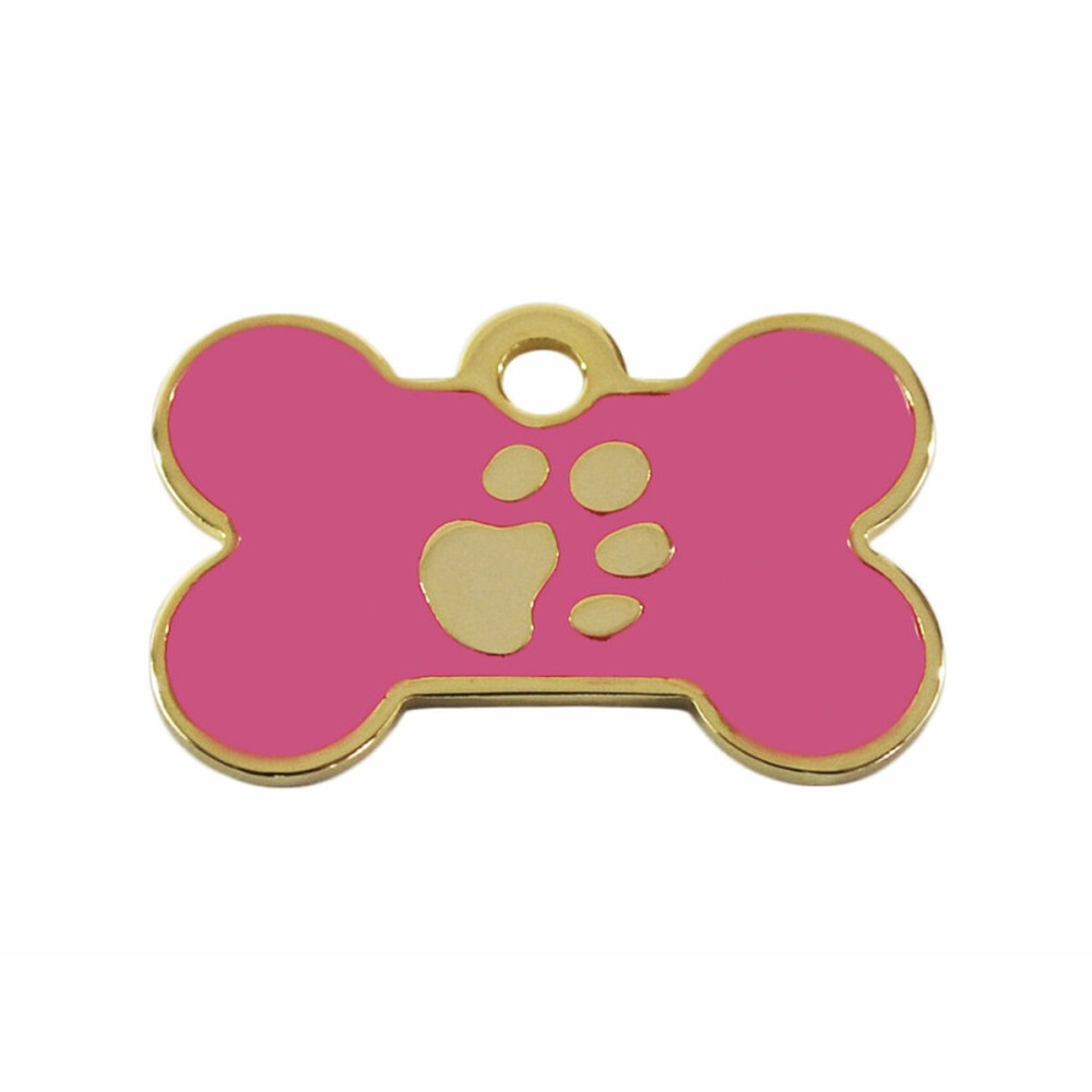 Identification plate Imarc Bone Pink Golden