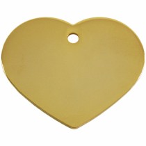 Identification plate Imarc Heart Yellow Golden