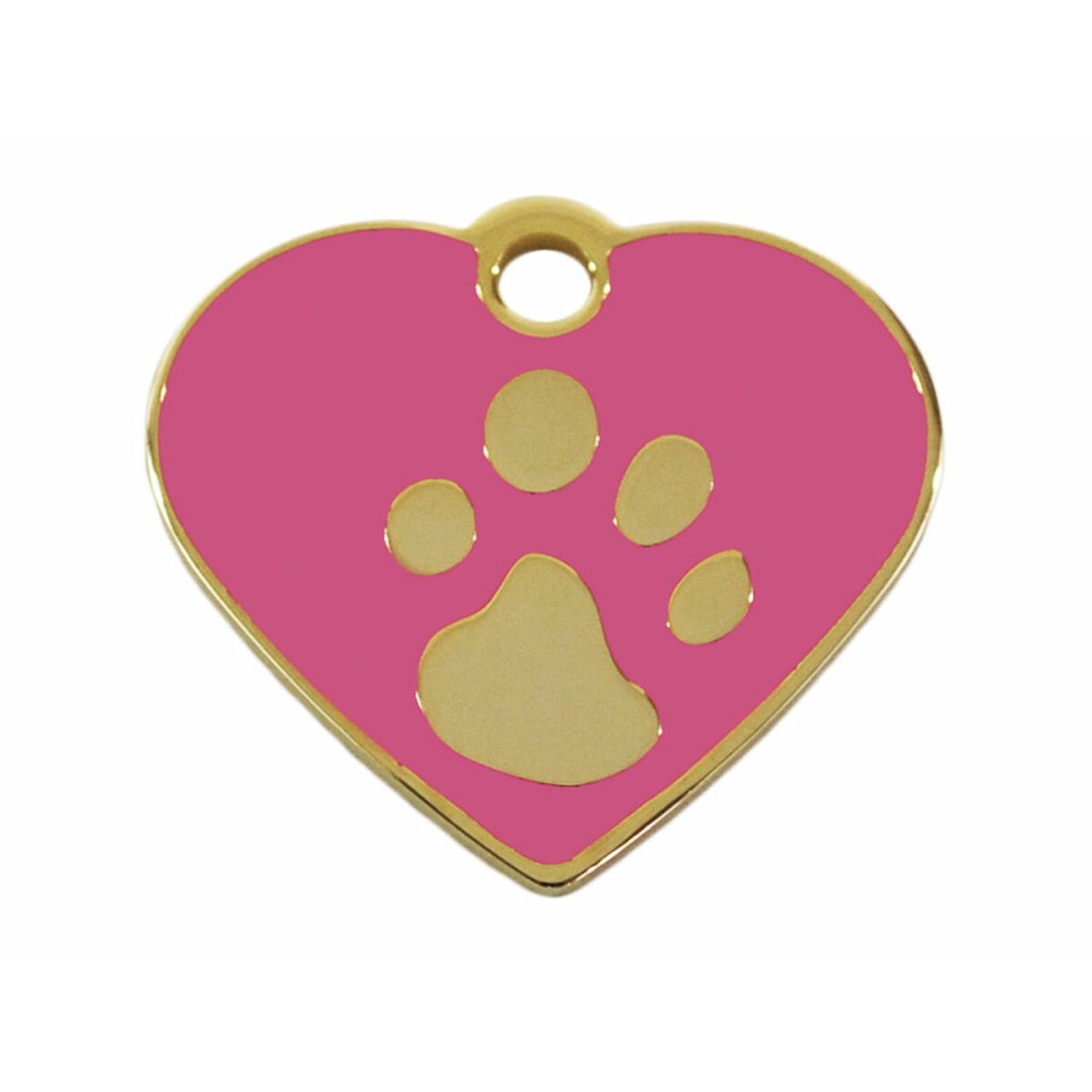 Identification plate Imarc Heart Pink Golden